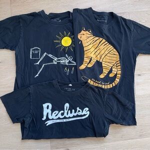 Stay Home Club Graphic Tee Bundle – Size Medium (3 Shirts) – GUC